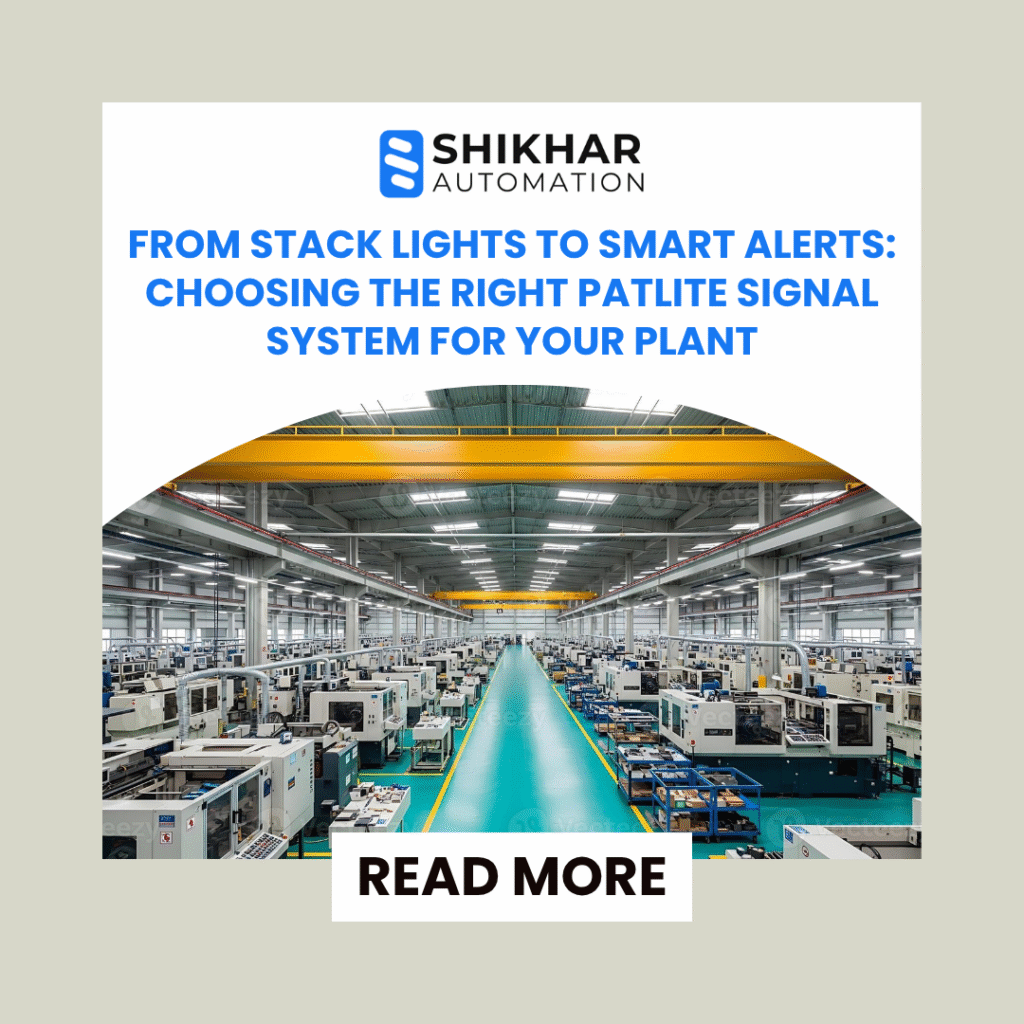 patlite stack lights and smart alerts shikhar automation