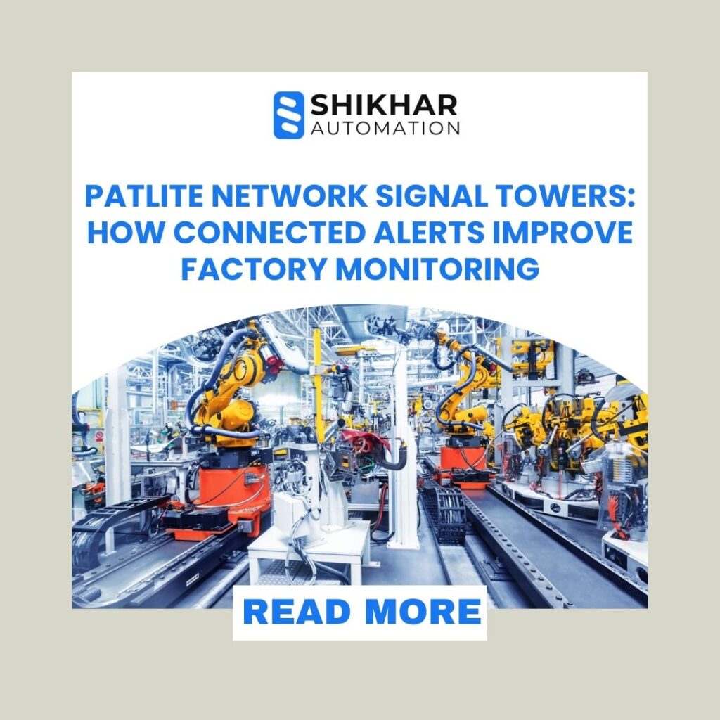 Patlite network signal tower for connected factory monitoring