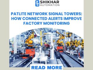 Patlite network signal tower for connected factory monitoring